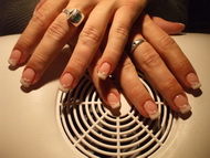 Zselés műköröm díszítés